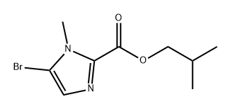 1H-Imidazole-2-carboxylic acid, 5-bromo-1-methyl-, 2-methylpropyl ester Structure