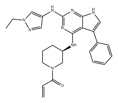 化合物JAK3/BTK-IN-1,2674036-91-8,结构式