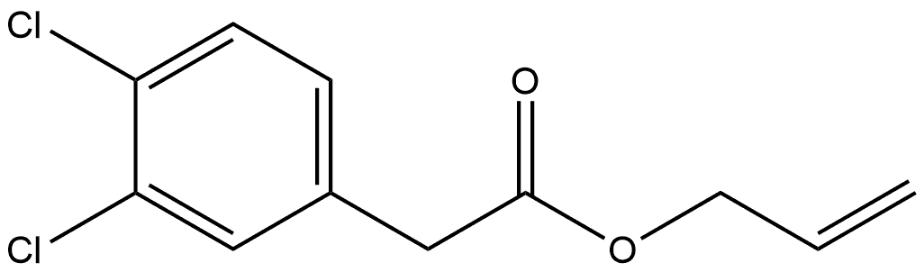 2-Propen-1-yl 3,4-dichlorobenzeneacetate Structure