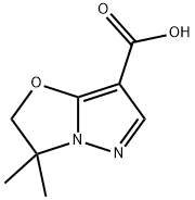 3,3-二甲基-2,3-二氢吡唑并[5,1-B]恶唑-7-羧酸, 2676863-01-5, 结构式