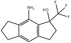 s-Indacen-1-ol, 8-amino-1,2,3,5,6,7-hexahydro-1-(trifluoromethyl)-|8-氨基-1-(三氟甲基)-1,2,3,5,6,7-六氢-S-INDACEN-1-醇