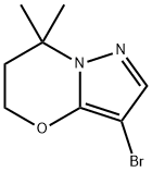 5H-Pyrazolo[5,1-b][1,3]oxazine, 3-bromo-6,7-dihydro-7,7-dimethyl- Struktur