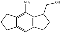 s-Indacene-1-methanol, 8-amino-1,2,3,5,6,7-hexahydro- Structure