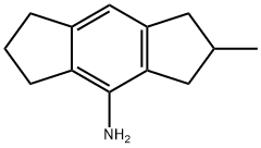 s-Indacen-4-amine, 1,2,3,5,6,7-hexahydro-2-methyl- Struktur