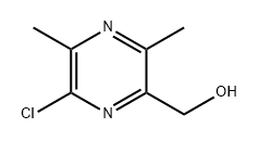 2-Pyrazinemethanol, 6-chloro-3,5-dimethyl- 化学構造式