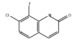 1,6-Naphthyridin-2(1H)-one, 7-chloro-8-fluoro- Structure