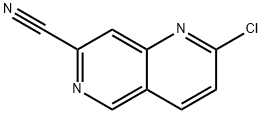 2-氯-1,6-萘吡啶-7-碳腈, 2677885-76-4, 结构式
