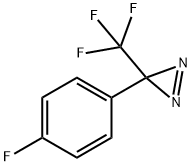 3H-Diazirine, 3-(4-fluorophenyl)-3-(trifluoromethyl)- Structure