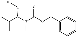Carbamic acid, N-[(1R)-1-(hydroxymethyl)-2-methylpropyl]-N-methyl-, phenylmethyl ester Structure