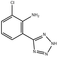 Benzenamine, 2-chloro-6-(2H-tetrazol-5-yl)- Structure