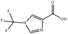 1-(trifluoromethyl)-1H-imidazole-4-carboxylic acid Struktur