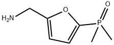 2-Furanmethanamine, 5-(dimethylphosphinyl)- 结构式