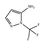 1H-Pyrazol-5-amine, 1-(trifluoromethyl)- Structure