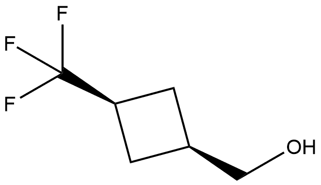 cis-3-(Trifluoromethyl)cyclobutyl)methanol Struktur