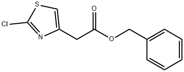 Phenylmethyl 2-chloro-4-thiazoleacetate Struktur