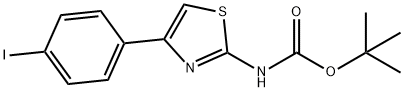 N-BOC-4-(4-碘苯基)噻唑-2-胺,2680756-44-7,结构式