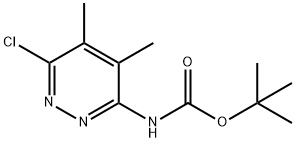 (6-氯-4,5-二甲基哒嗪-3-基)氨基甲酸叔丁酯, 2680772-26-1, 结构式