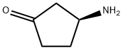 Cyclopentanone, 3-amino-, (3S)- Structure