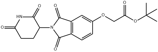 ACETIC ACID, 2-[[2-(2,6-DIOXO-3-PIPERIDINYL)-2,3-DIHYDRO-1,3-DIOXO-1H-ISOINDOL-5-YL]OXY]-, 1,1-DIME,2682112-10-1,结构式