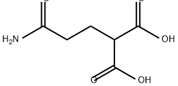 Propanedioic acid, 2-(3-amino-3-oxopropyl)- 化学構造式