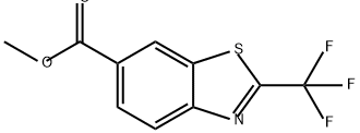 2-三氟甲基苯并噻唑-6-羧酸甲酯,2682114-23-2,结构式