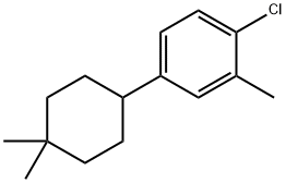 Benzene, 1-chloro-4-(4,4-dimethylcyclohexyl)-2-methyl-|1-氯-4-(4,4-二甲基环己基)-2-甲基苯