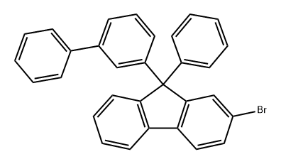 9-([1,1'-联苯] -3-基)-2-溴-9-苯基-9H-芴,2682185-70-0,结构式