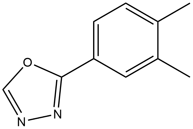 2-(3,4-dimethylphenyl)-1,3,4-oxadiazol,2683657-60-3,结构式