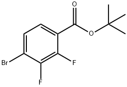 4-溴-2,3-二氟苯甲酸叔丁酯, 2684295-19-8, 结构式