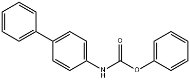 Carbamic acid, [1,1'-biphenyl]-4-yl-, phenyl ester (9CI) Structure