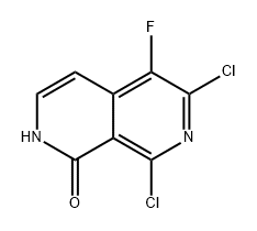 6,8-二氯-5-氟-2,7-萘啶-1(2H)-酮,2685800-14-8,结构式