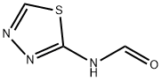 N-(1,3,4-チアジアゾール-2-イル)ホルムアミド 化学構造式