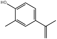 Phenol, 2-methyl-4-(1-methylethenyl)- Structure