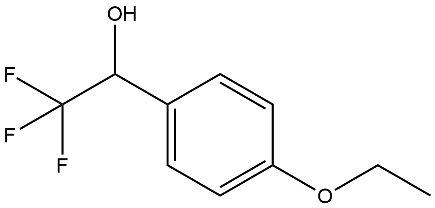 Benzenemethanol, 4-ethoxy-a-(trifluoromethyl)-,26902-85-2,结构式