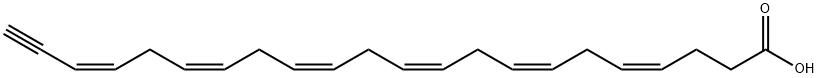 化合物 DOCOSAHEXAENOIC ACID ALKYNE 结构式