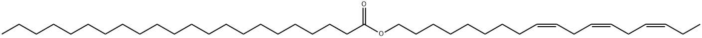 Docosanoic acid, (9Z,12Z,15Z)-9,12,15-octadecatrien-1-yl ester Structure