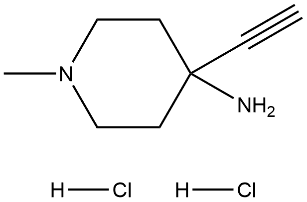 4-Piperidinamine, 4-ethynyl-1-methyl-, hydrochloride (1:2)|4-乙炔基-1-甲基哌啶-4-胺二盐酸盐