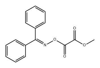 Acetic acid, 2-[[(diphenylmethylene)amino]oxy]-2-oxo-, methyl ester Structure