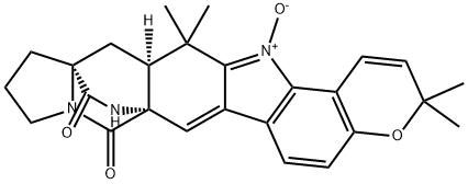 8H,10H-7a,12a-(Iminomethano)indolizino[6,7-h]pyrano[3,2-a]carbazole-8,16-dione, 3,11,12,13,13a,14-hexahydro-3,3,14,14-tetramethyl-, 15-oxide, (7aS,12aS,13aS)-|AVRAINVILLAMIDE