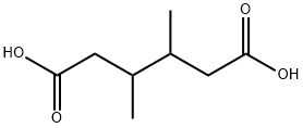 Hexanedioic acid, 3,4-dimethyl- Structure