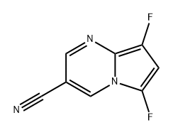Pyrrolo[1,2-a]pyrimidine-3-carbonitrile, 6,8-difluoro-,2699148-44-0,结构式