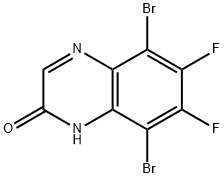 2(1H)-Quinoxalinone, 5,8-dibromo-6,7-difluoro-,2699909-69-6,结构式