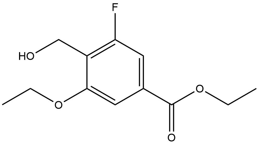 Ethyl 3-ethoxy-5-fluoro-4-(hydroxymethyl)benzoate|