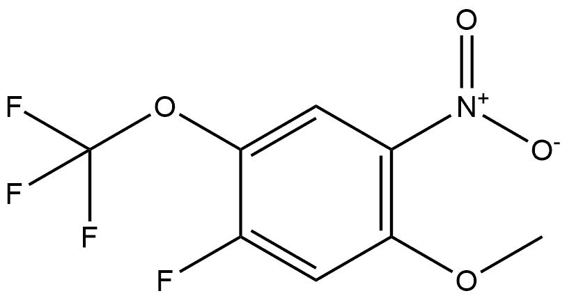 1-fluoro-5-methoxy-4-nitro-2-(trifluoromethoxy)benzene Structure