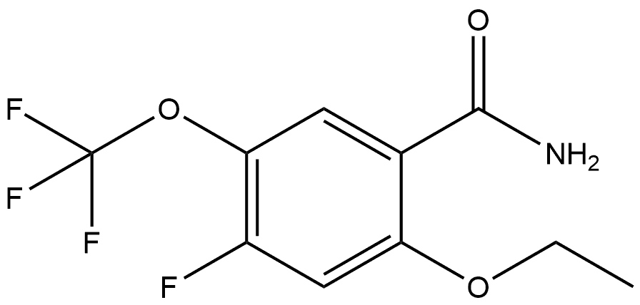 2701625-65-0 2-Ethoxy-4-fluoro-5-(trifluoromethoxy)benzamide