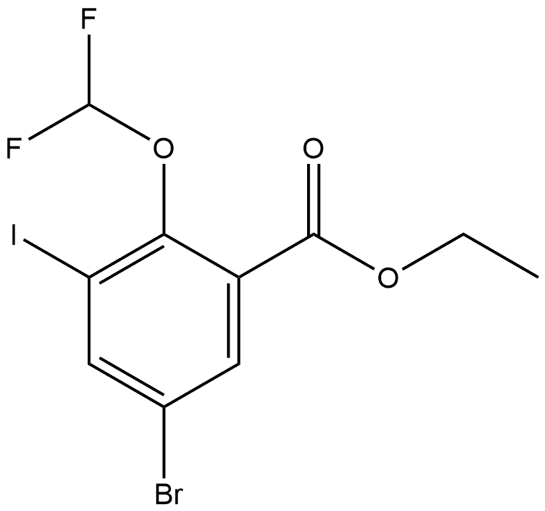 2701795-52-8 Ethyl 5-bromo-2-(difluoromethoxy)-3-iodobenzoate