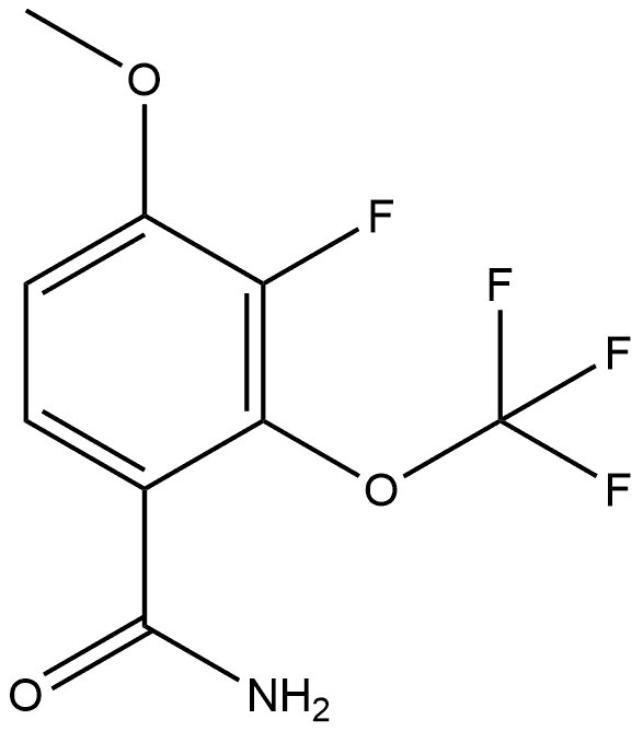 3-Fluoro-4-methoxy-2-(trifluoromethoxy)benzamide|