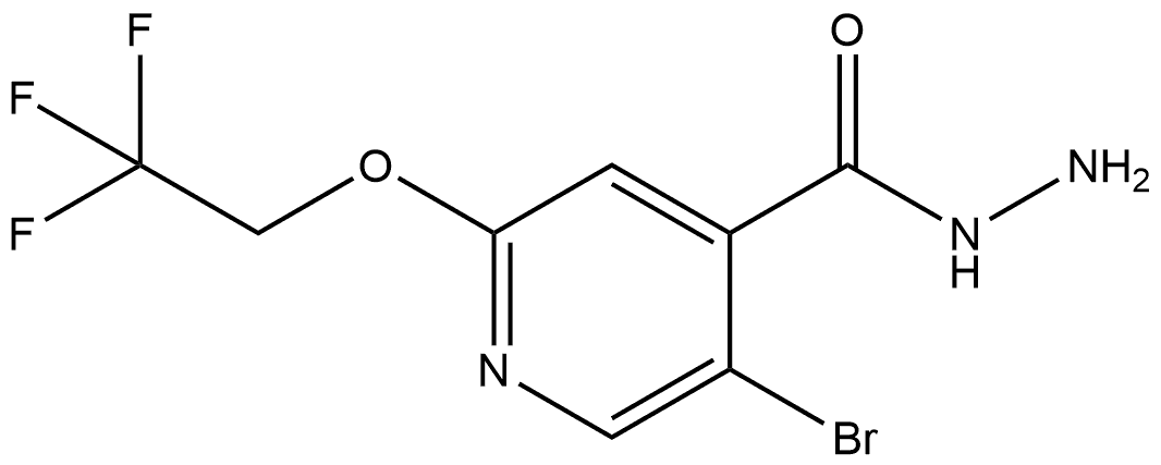 2701992-85-8 5-Bromo-2-(2,2,2-trifluoroethoxy)-4-pyridinecarboxylic acid hydrazide