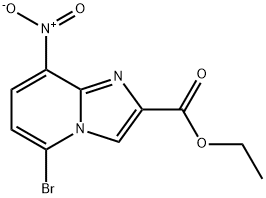 Ethyl 5-bromo-8-nitroimidazo[1,2-a]pyridine-2-carboxylate,2702032-36-6,结构式