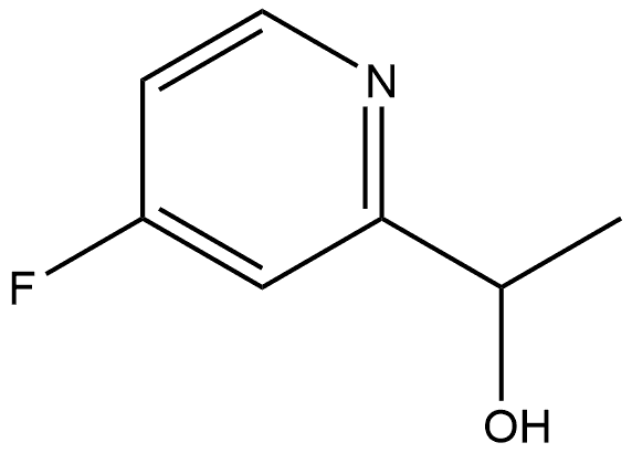 2-Pyridinemethanol, 4-fluoro-α-methyl- Structure